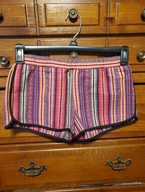 Others Follow Striped Pink & Purple Women’s Shorts